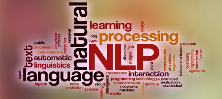 NLP and associated word graphic