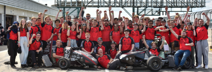 Edinburgh Formula Student team triumphs at Silverstone