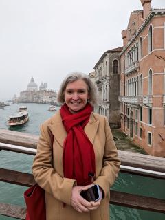 Photograph of Jane Hillston in Venice