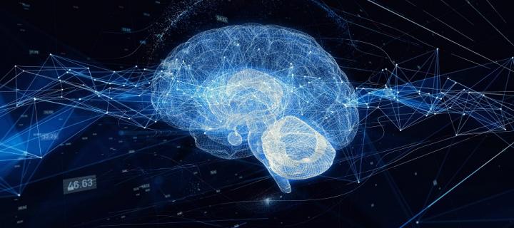 AI brain concept